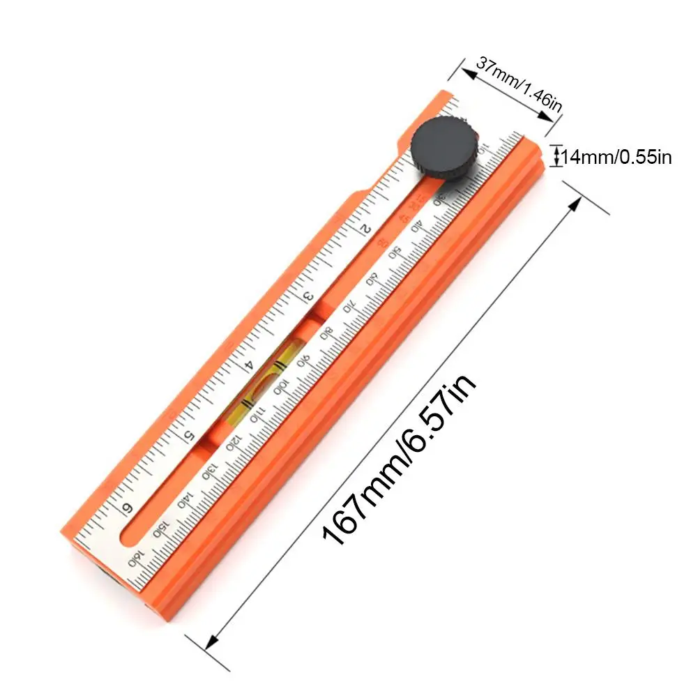 

Многоугольная измерительная линейка, транспортир, выравниватель, алюминиевый сплав, деревообрабатывающий инструмент для рисования для плотника, поделки своими руками ﻿