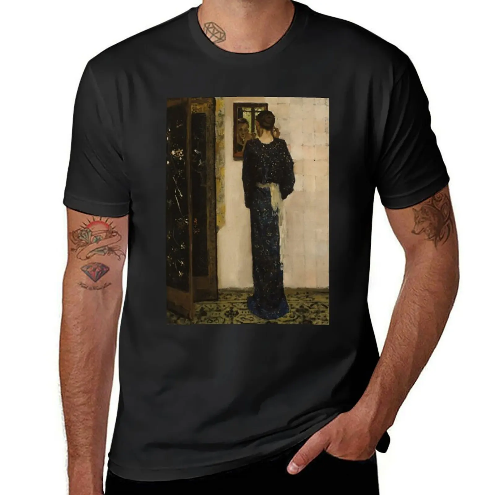 George Hendrik Breitner - The Earring, 1893 T-Shirt tees anime clothes Short sleeve tee oversizeds mens plain t shirts