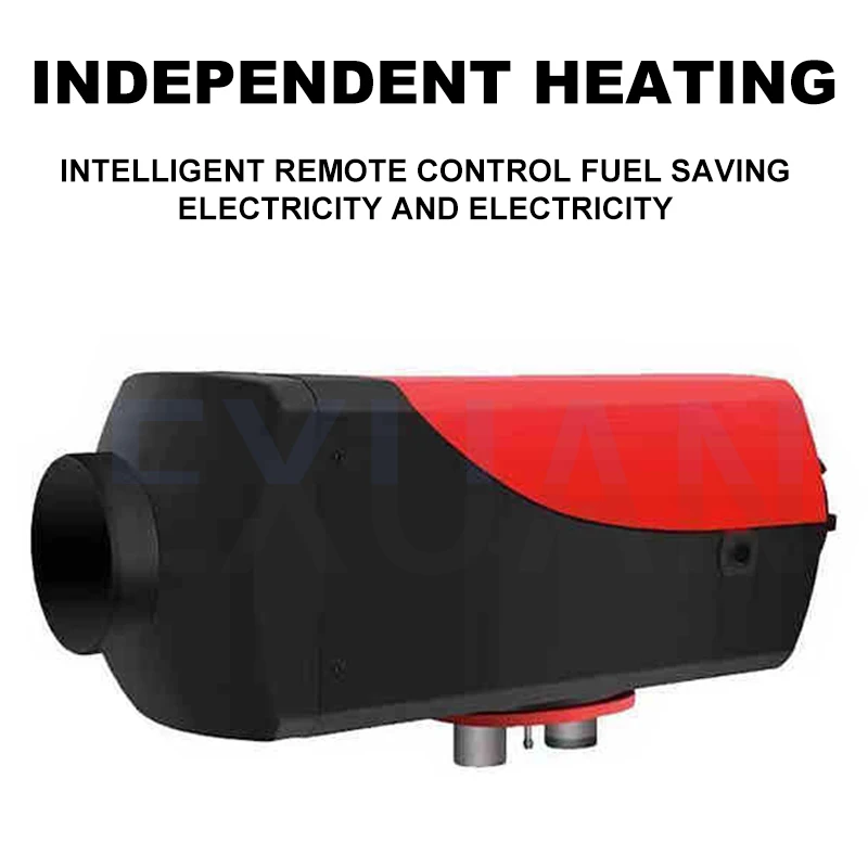 Diesel Air Heater Truck Boat RV Electric Vehicle Heating Parking 24V Air Heater Remote Control Integrated 12V Car Fuel Heater