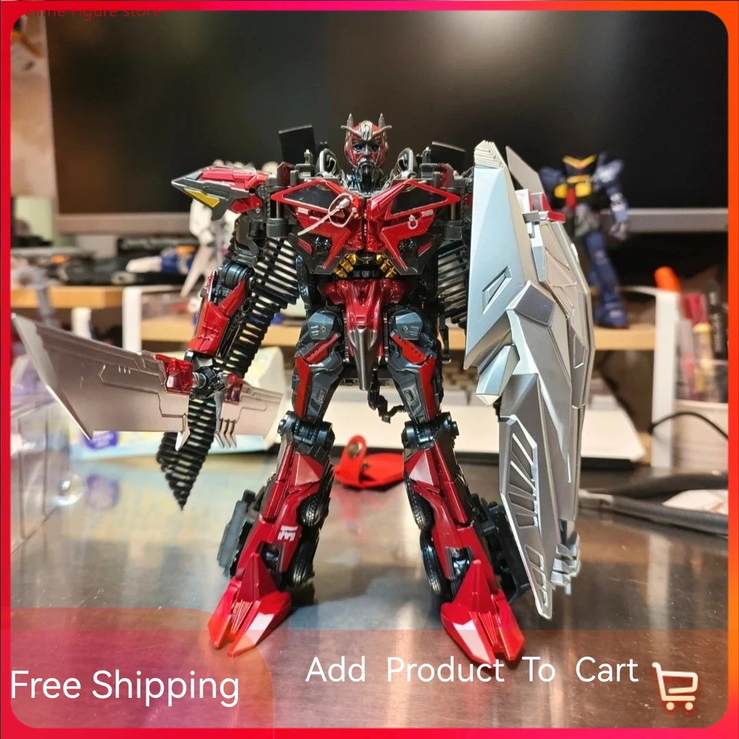 BAIWEI Transformation Toy TW1024 Sentinel Prime Finely Painted Deluxe Edition Deformable Robot Fire Truck Action Figures Gift