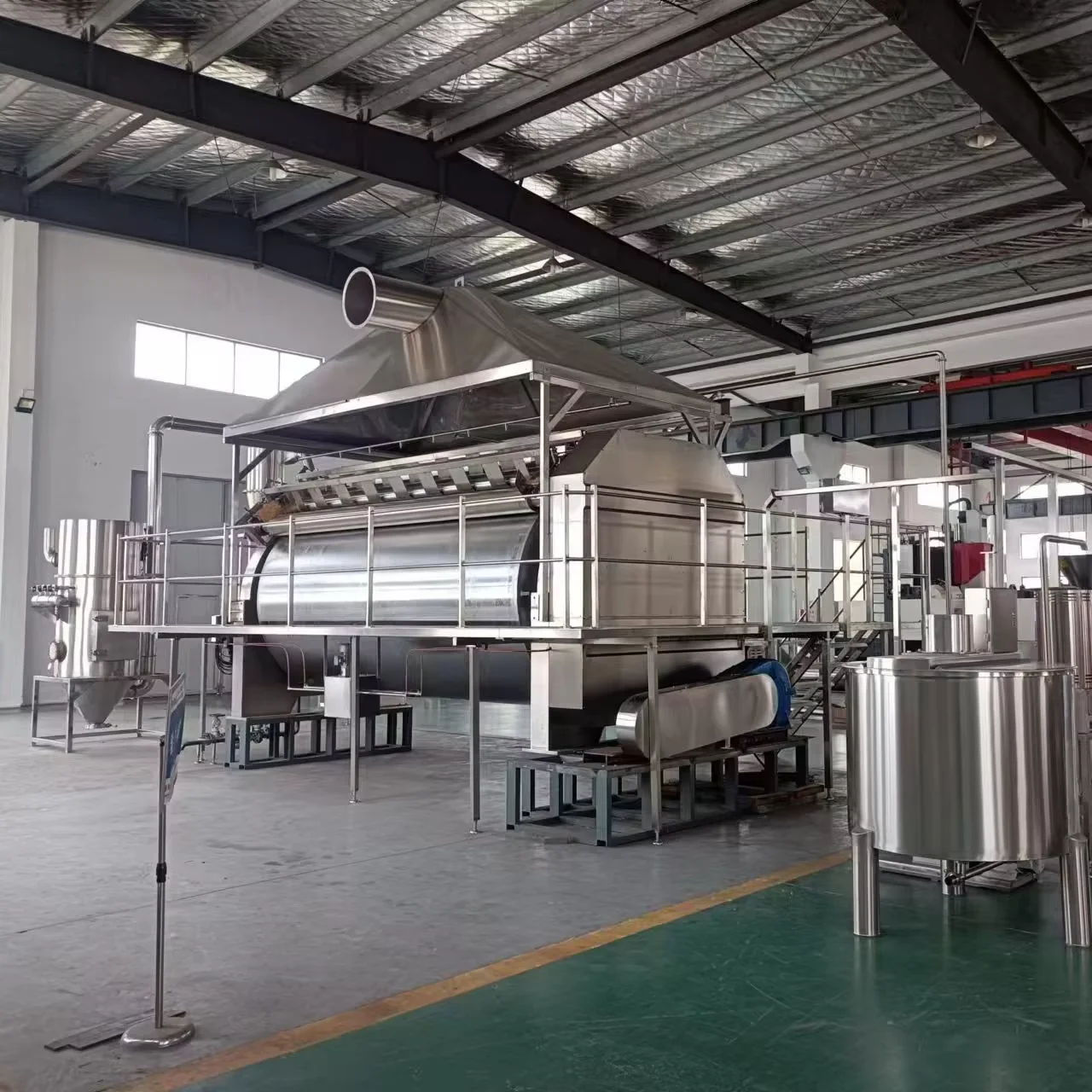 HG rotary drum scraper dryer food industry oat wine dryer grain corn small drum dryer