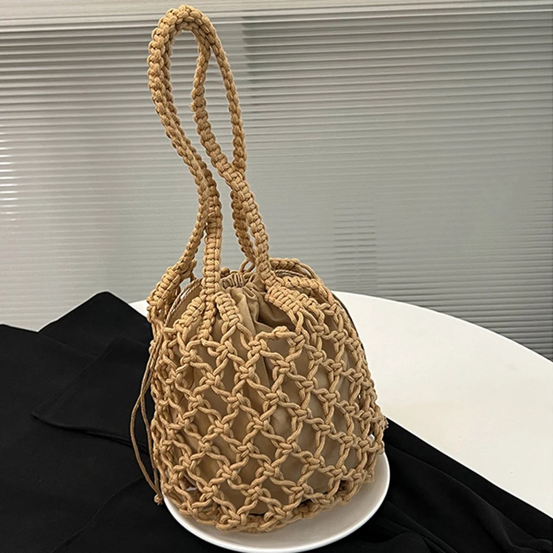 Mała designerska torba ze słomy dla kobiet Nowa letnia wysokiej jakości torba na wodę Gorąco sprzedająca się zachodnia torba plażowa Crossbody