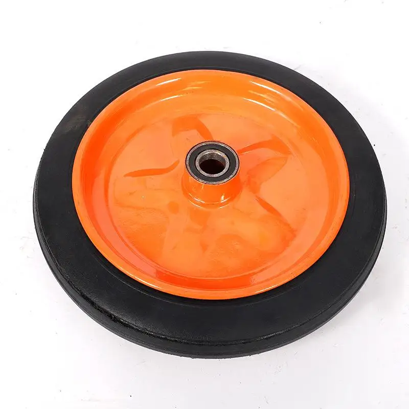 Hand Truck Wheel Rubber Wheel for Lawn and Garden Equipment Garden Cart Accs