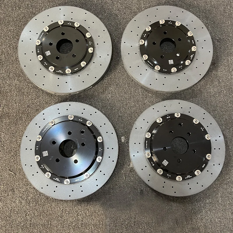 Stopart Upgrade Brake Caliper Kit Carbon Ceramic Disc Rotor Long Fiber 355mm 440mm 3W0615301R/3W0615301K Light Weight Universal