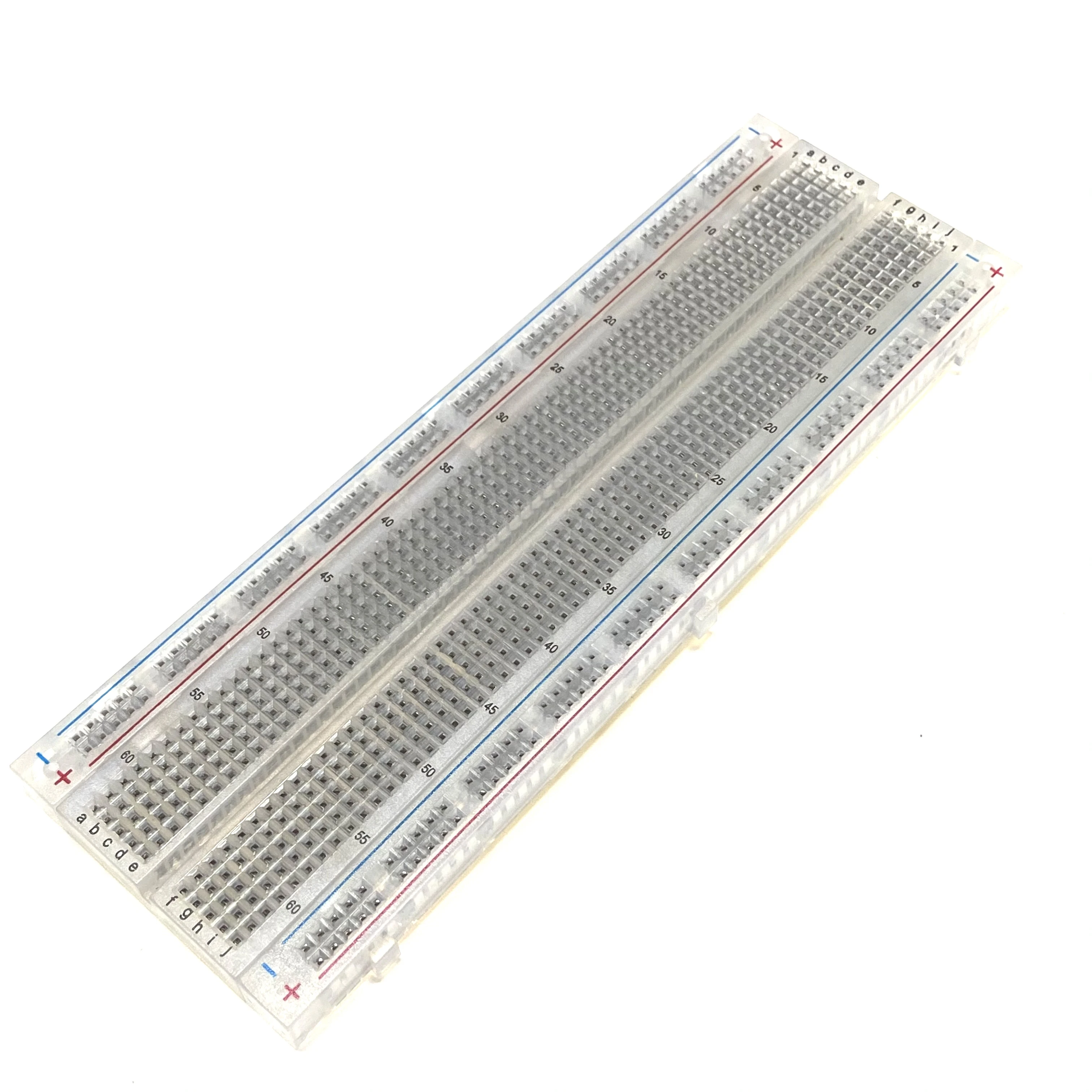 MB102 Transparent Breadboard 830 Point DIY Solderless PCB Bread Board MB-102 MB102 Test Develop