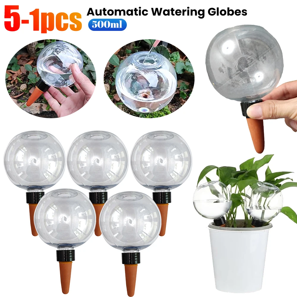 

Self Watering Globes Drip Irrigation System Automatic Plant Waterer Plant Watering Globes for Indoor & Outdoor Potted Plants