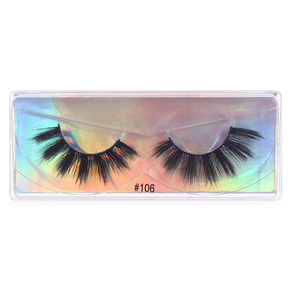 アイエクステンション手作りナチュラル長いまつげうっすらふわふわつけまつげ 3D ミンクヘアクロス