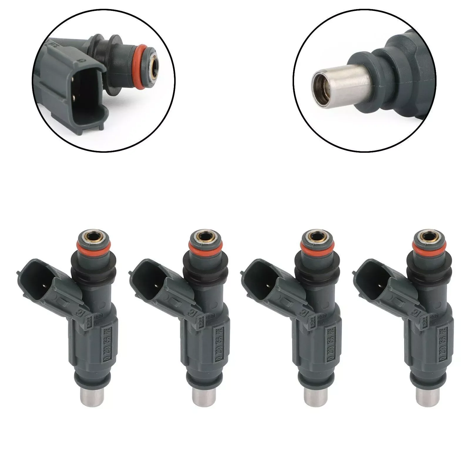 4x Fuel Injector For Toyota Matrix Corolla ZZE12 E141 ZZE150 O3 Avensis Pontiac Vibe 23250-0D030 23209-0D030 FREE SHIPPING!!!