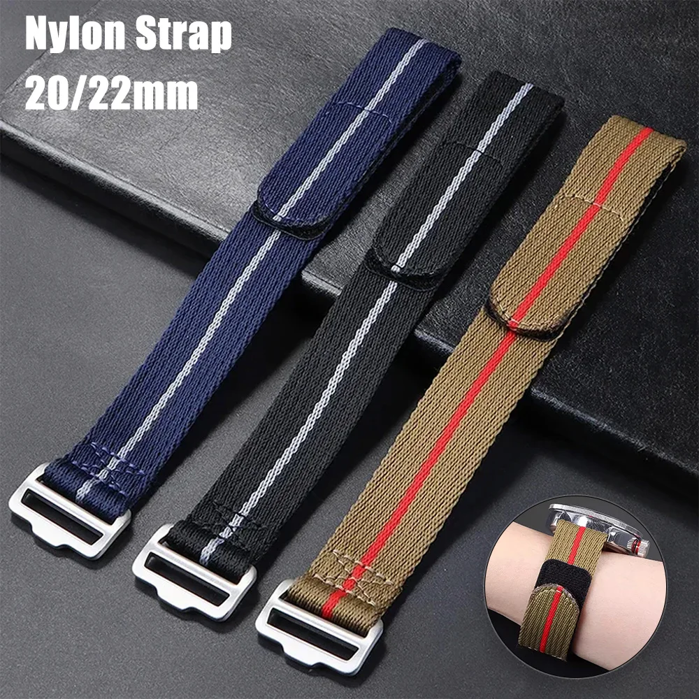Nylonarmband 20 mm 22 mm für Omega Sport, geflochtenes, atmungsaktives Band für Omega Seiko, lässiges, elastisches Armband, Ersatzzubehör