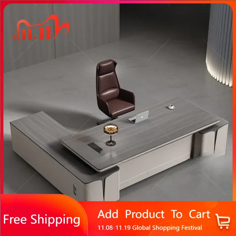 

Corner Luxury Office Desk Drawer Bedroom Household Writing Executive Office Desk Computer Storage Mesa Ordenador Furniture
