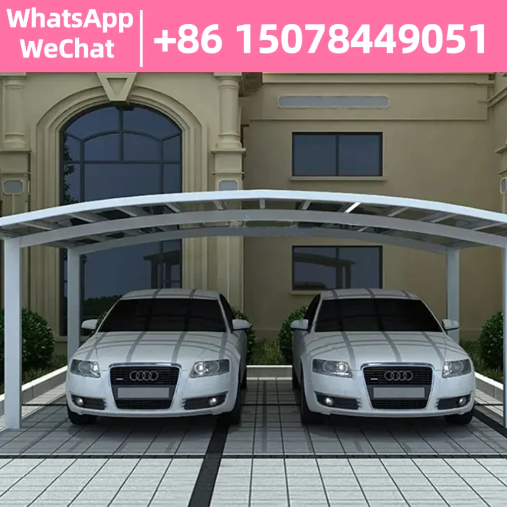

Outdoor car shelter automatic waterproof telescopic arch roof aluminum bike shed