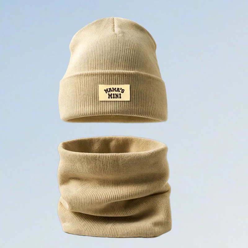 Tiger Embroidered Tag Ribbed Knit Beanie for Men Women, Elastic Fold Cuff Casual Skull Hat, Multi Solid Color Daily Knit Cap