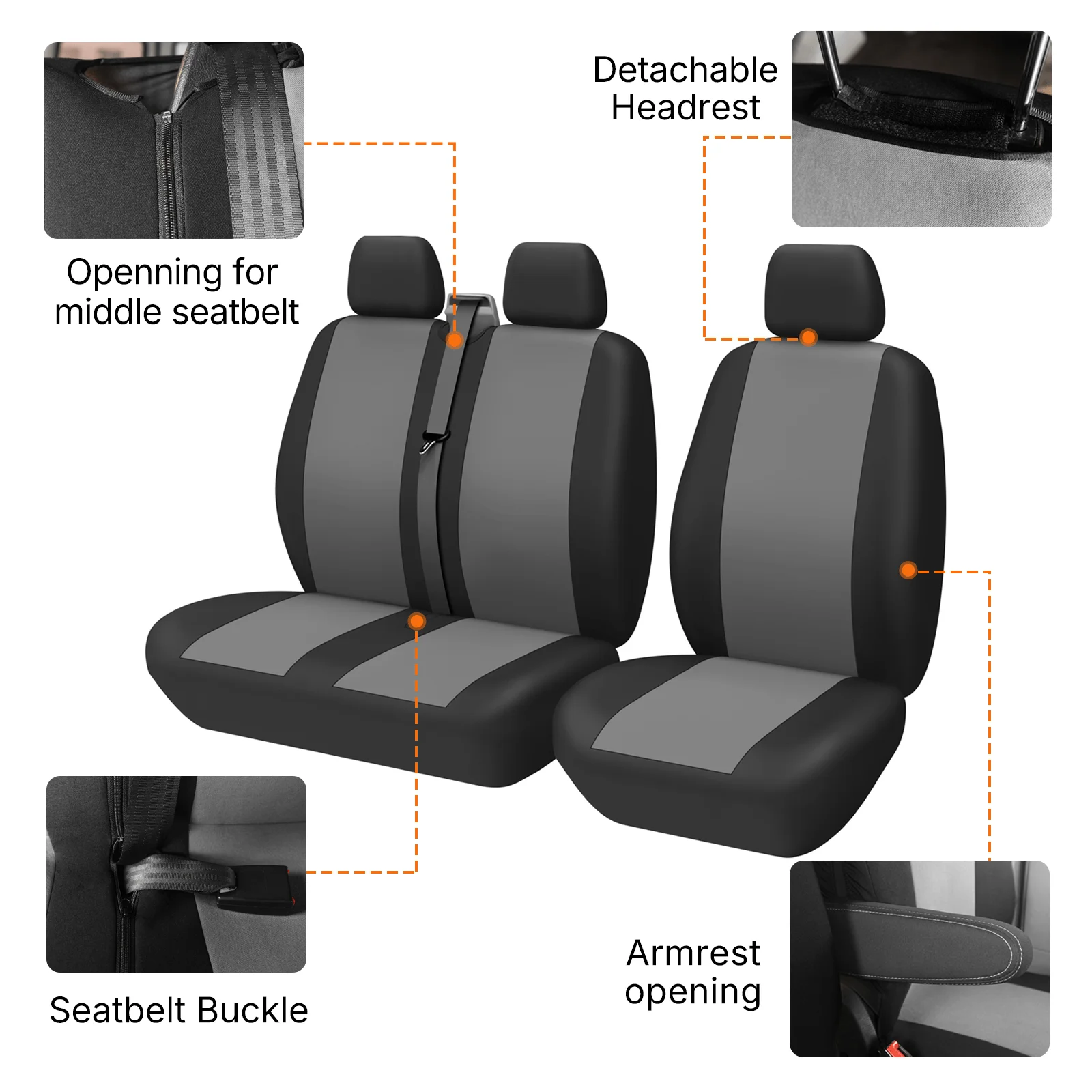 Universal Truck Seat Cover Car Interior Seat Cover Quality Assurance Easy Installation Free Shipping