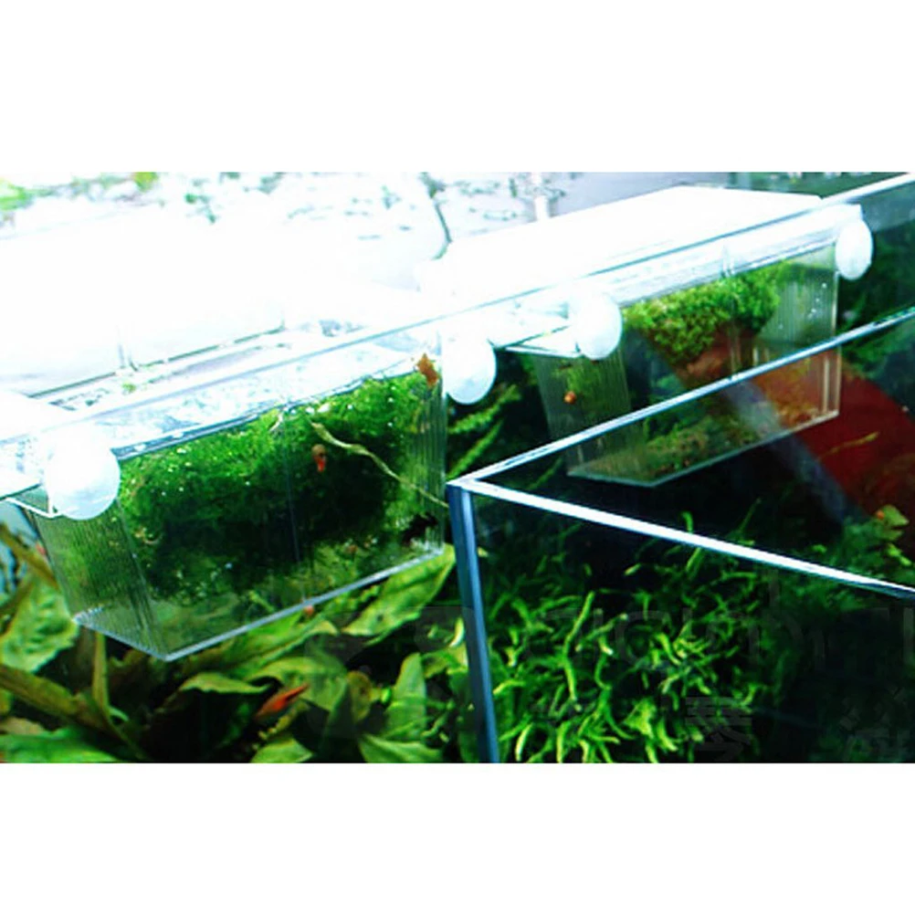 

Aquarium Self-Floating Breeding Isolation Hatchery Incubator Transparent 12.6X7X7Cm Acrylic Spawning For Betta Guppy Tank