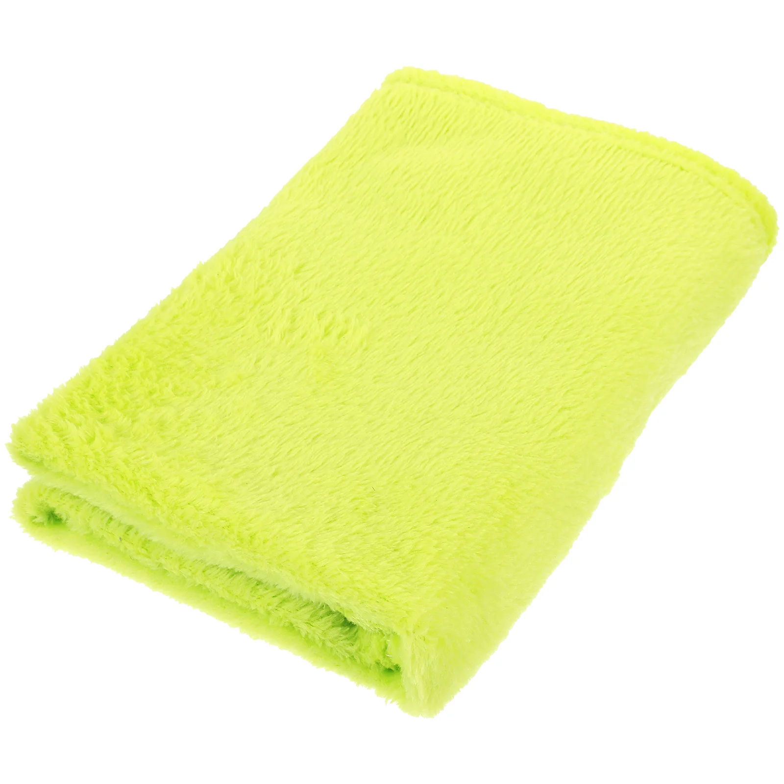 

Flannel Pet Blanket Fruit Green Lightweight Extra Warm Cozy Towel Solid Color Fleece Bedding Flannel Pet Blanket