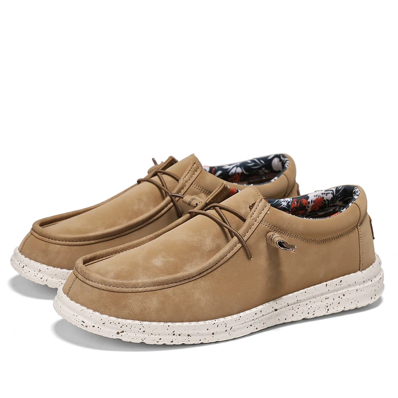 Artificial Leather Casual Shoes Men Nice Dude Loafers Fashion Men's Slip-ons Mocassin Homme Mocasines Hombre Big Size 49 50 51 view 4
