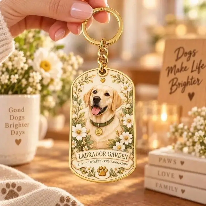 labrador keychain dog car pendant Car rearview mirror Cute dog pendant home decor