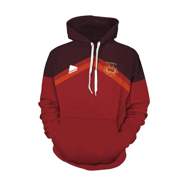 DY20VTuber Hololive Mori Calliope เสื้อฮู้ดคอสเพลย์คิริอุ โคโค่เสื้อแจ็คเก็ตผู้ชายเสื้อ 25