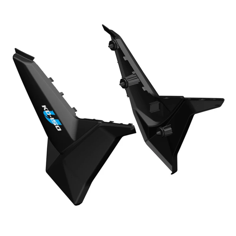 

Оригинальные аксессуары для мотоциклов, синие, красные, фиолетовые, левые и правые боковые крышки, боковая защита аккумулятора, декоративная для Kiden Kd150-u