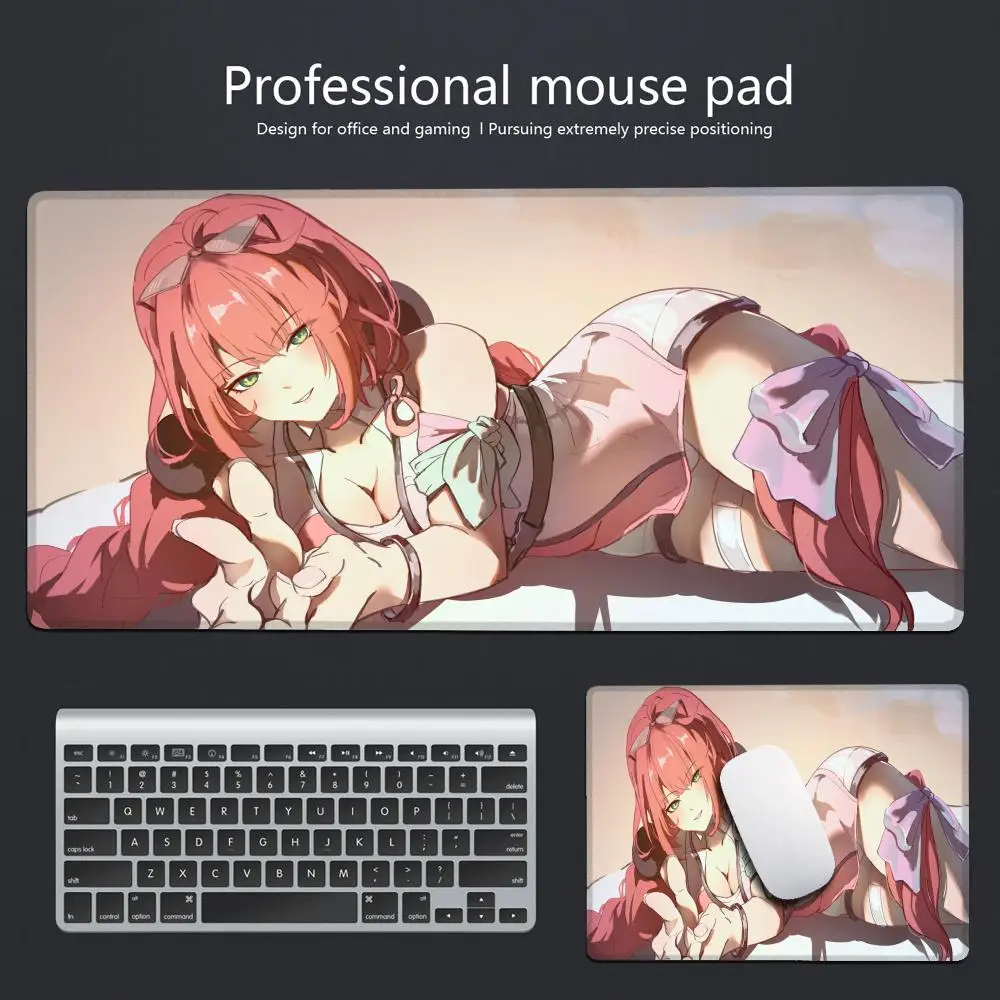Ukinami Yuzuha game Beautiful patternsOffice Computer Desk Mat Table Big Mouse Pad Laptop Cushion Decor for Zenless Zone Zero