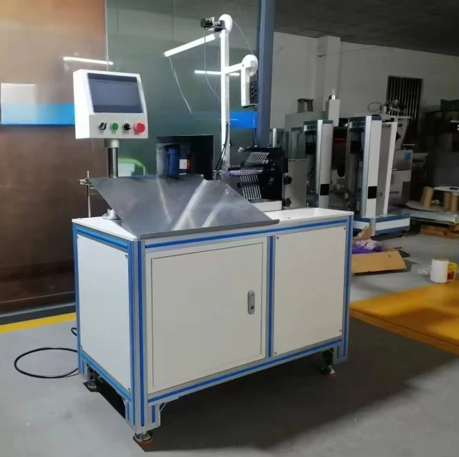 Books, notebooks, single metal binding coil forming and manufacturing machine