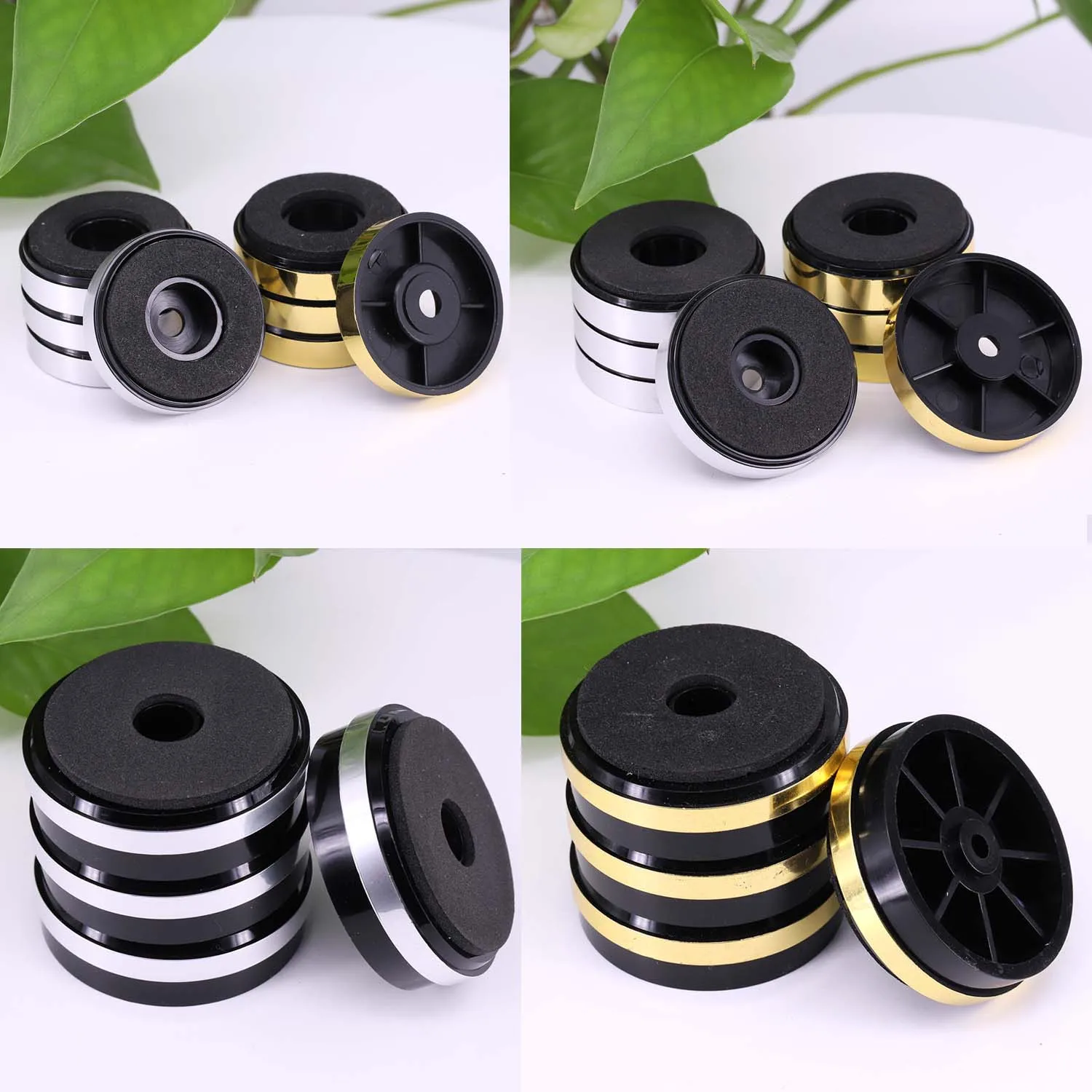 4 szt. Izolacyjne nóżki audio 30*8mm 40*10mm Plastikowe nóżki do wzmacniacza Podkładki pod głośniki CD DAC Podkładki amortyzujące do głośników