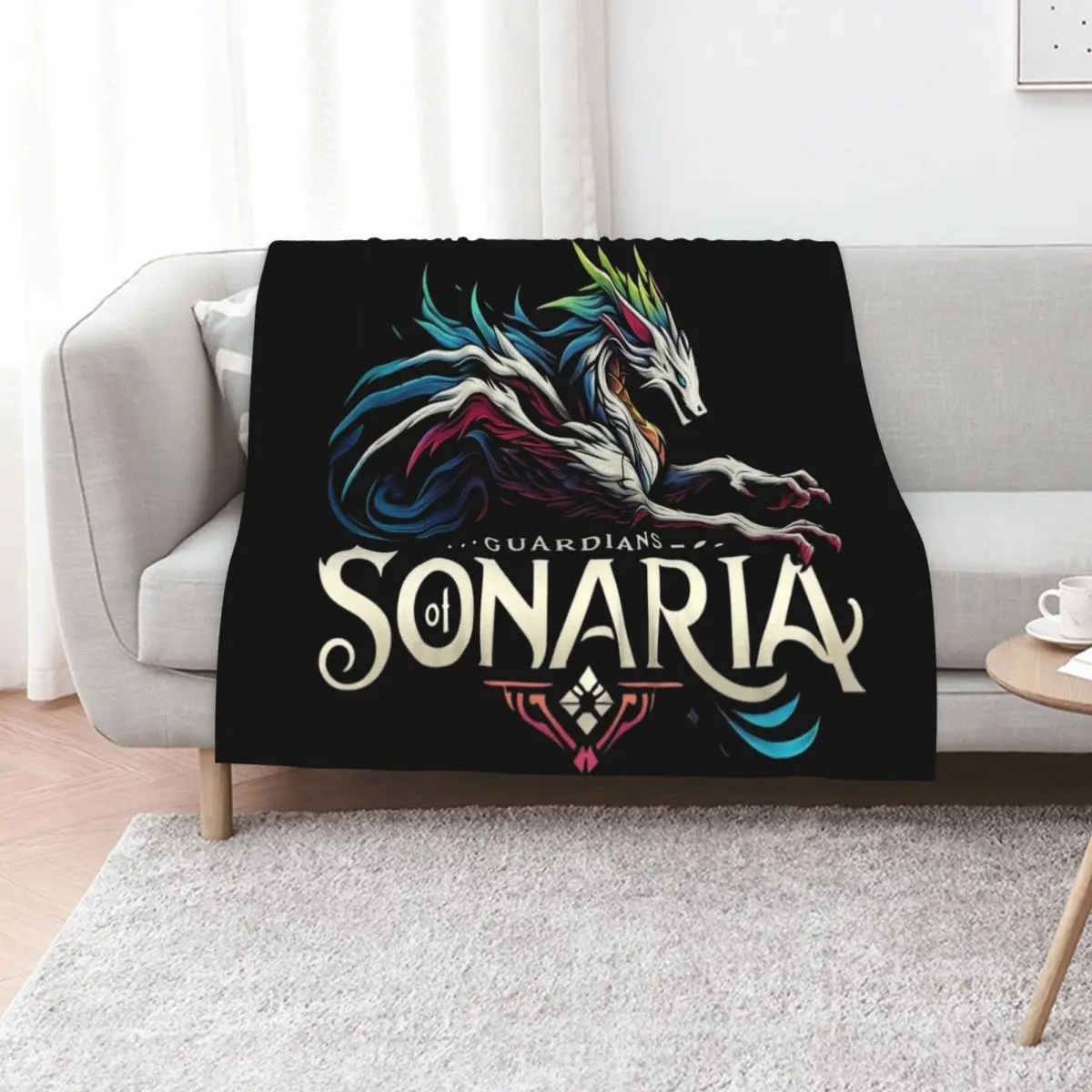 Creatures of Sonaria: Mythical Adventures Throw Blanket blankets and throws Comforter Shaggy Baby Plaid Flannel Fabric Blankets
