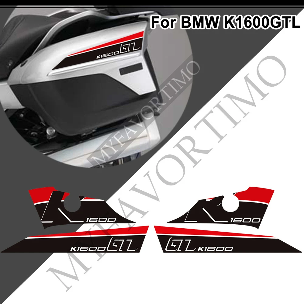 ل BMW K1600GTL K1600 K 1600 GTL خزان للدراجة النارية وسادة النفط عدة الركبة خدش حامي ملصقات الجسم هدية غطاء الشارات
