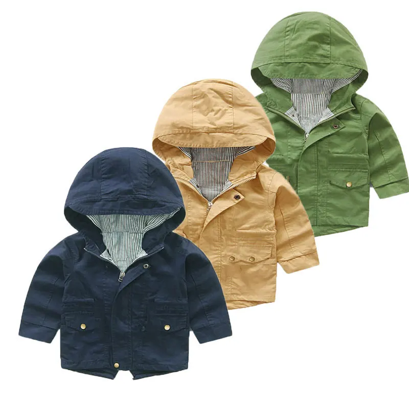 V-TREE Spring Autumn Jacket For Girls Cartoon Boys Coat Hoody Children Outerwear Baby Windbreaker