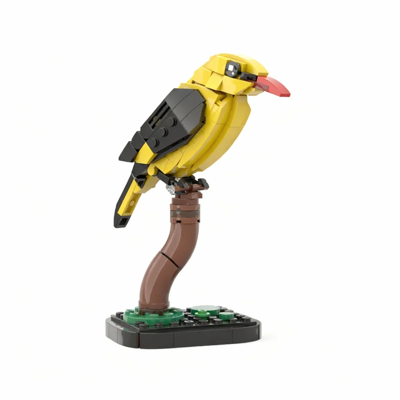 189 stks MOC Schepper Gouden Oriole Model Bouwstenen Constructie DIY Creatief Idee Speelgoed Kerstcadeaus Onderwijs Baksteen