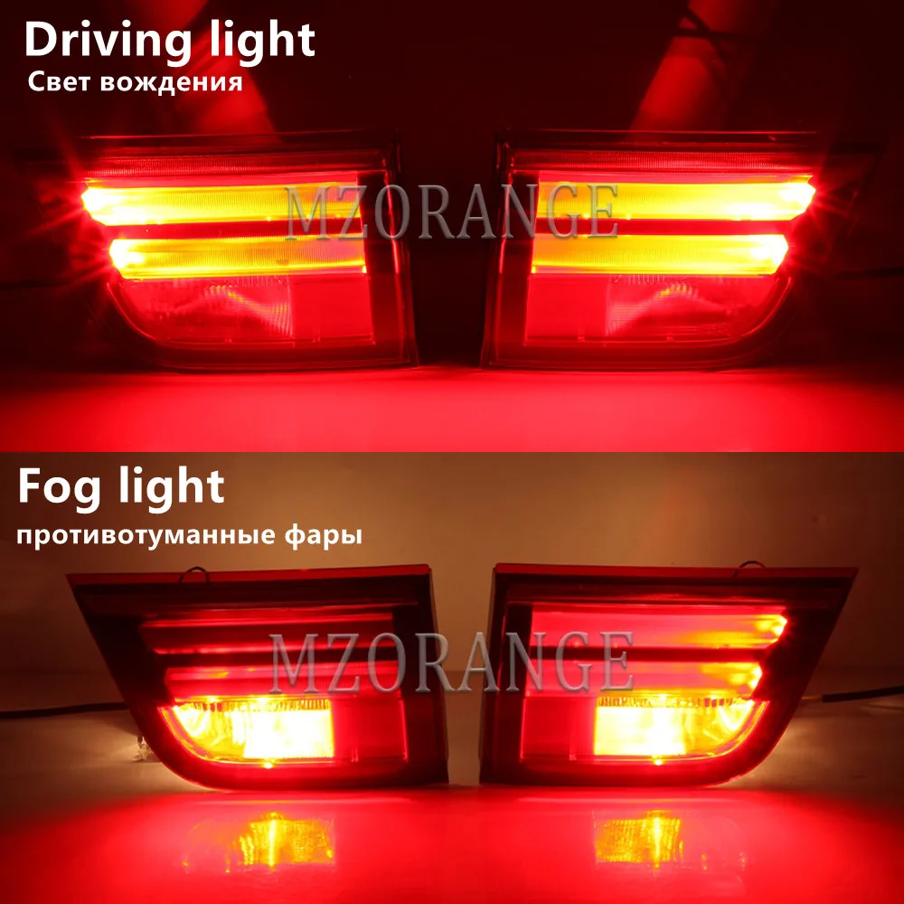 For BMW X5 E70 3.0d 3.0sd 3.0si 3.5d 4.8 2011-2013 Rear Tail Light Brake Stop Driving Turn Signal Fog Lamp Car Accessories