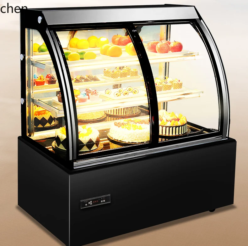 ZS  cake refrigerated display cabinet fruit deli dessert freezer air-cooled desktop small fresh-keeping cabinet
