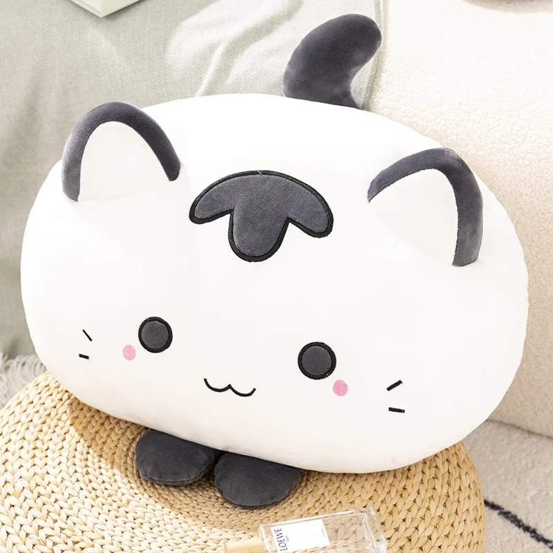 1pc 50CM Kawaii Squishy Cat Plush Toys Cute Sweet Kitten Pillow Stuffed Soft Sofa Cushion Animal Dolls for Gifts