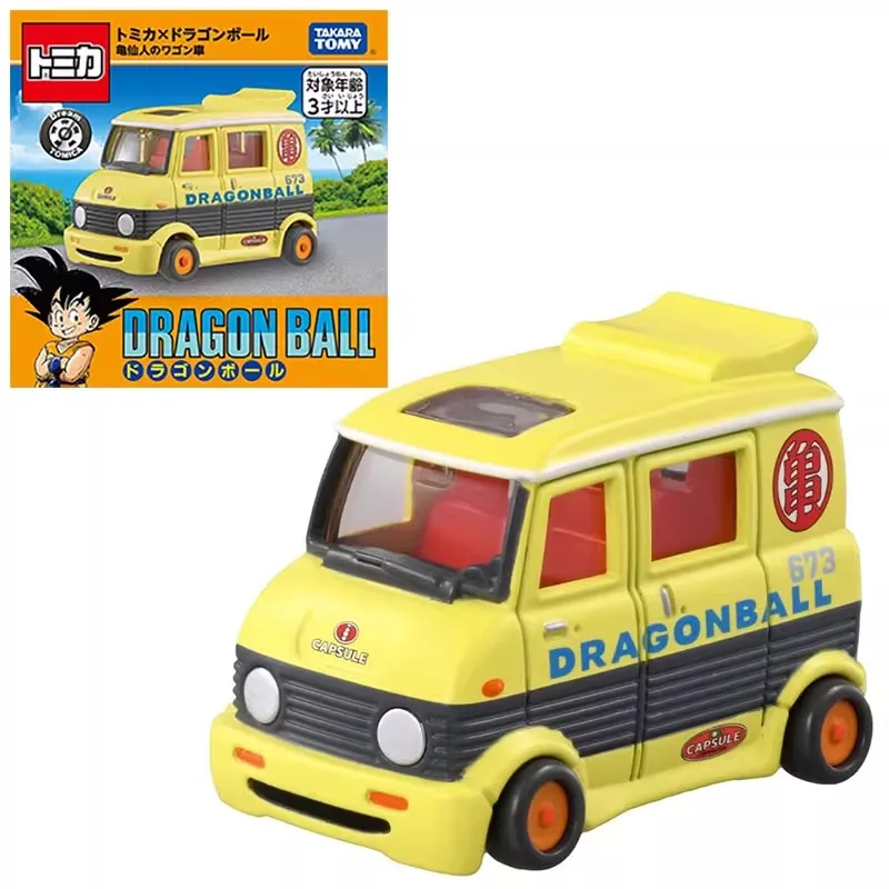 

Takara Tomy Dream Tomica x Dragon Ball Kamesennin Wagon Car из сплава, литая под давлением модель автомобиля, реплика серии, подарки для детей, игрушки для мальчиков