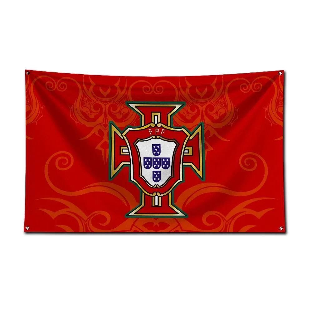 3x5 Ft P-PortugalS N-nationalS football team Flag Polyester Digital Printing Banner For Garage or Out door Decoration