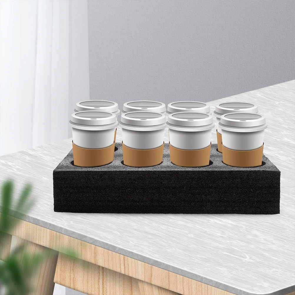 

2pcs Drink Carrier Tray Cup Holder for Coffee Beverage Takeout Portable Picnic Office Party Use Spill Proof Easy