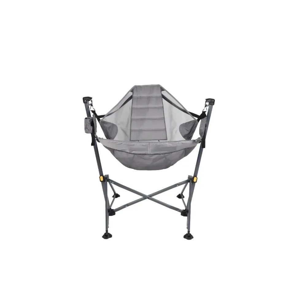 New Ozark Trail Reclining Mesh Hammock Chair, Gray, Made with Polyester