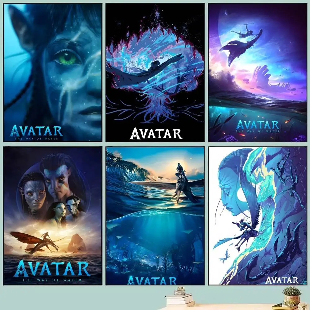 Hot Classic Movie A-A-Avatar Posters Self Adhesive Waterproof Ideal For Living Room Bedroom Bar Decoration