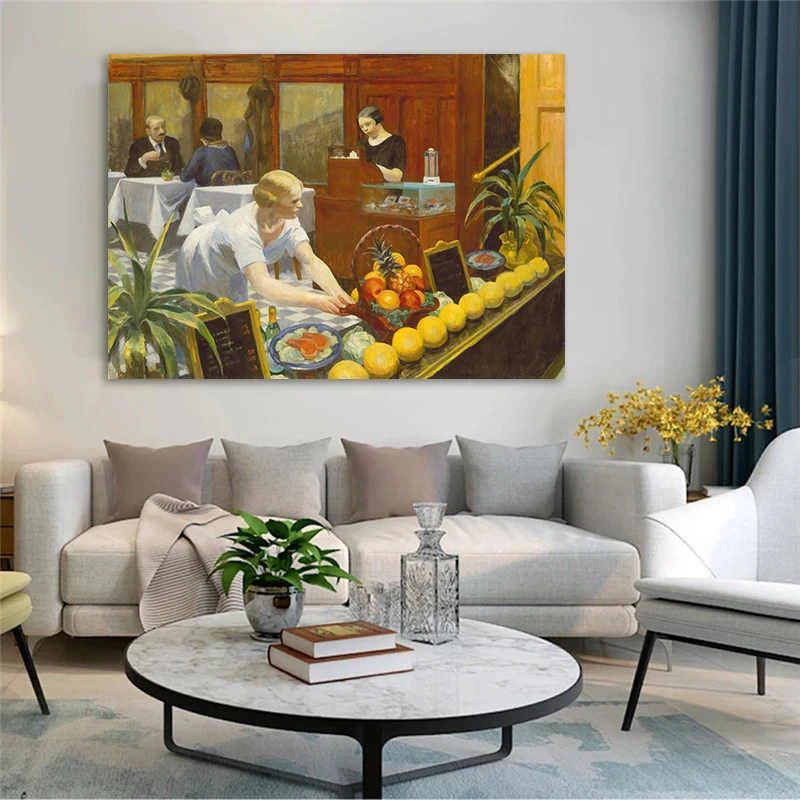 Realismo, pinturas en lienzo del teatro Sheridan, carteles e impresiones de Edward Hopper, imágenes artísticas de pared para decoración del hogar y la sala de estar