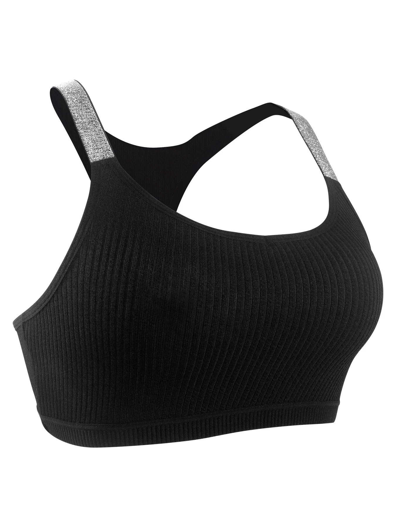 Sexy Sports Bras Fitness Women Underwear Yoga Crop Tank Top Ribbed Backless Lingerie Bras Breathable Bralette Elegant Vest