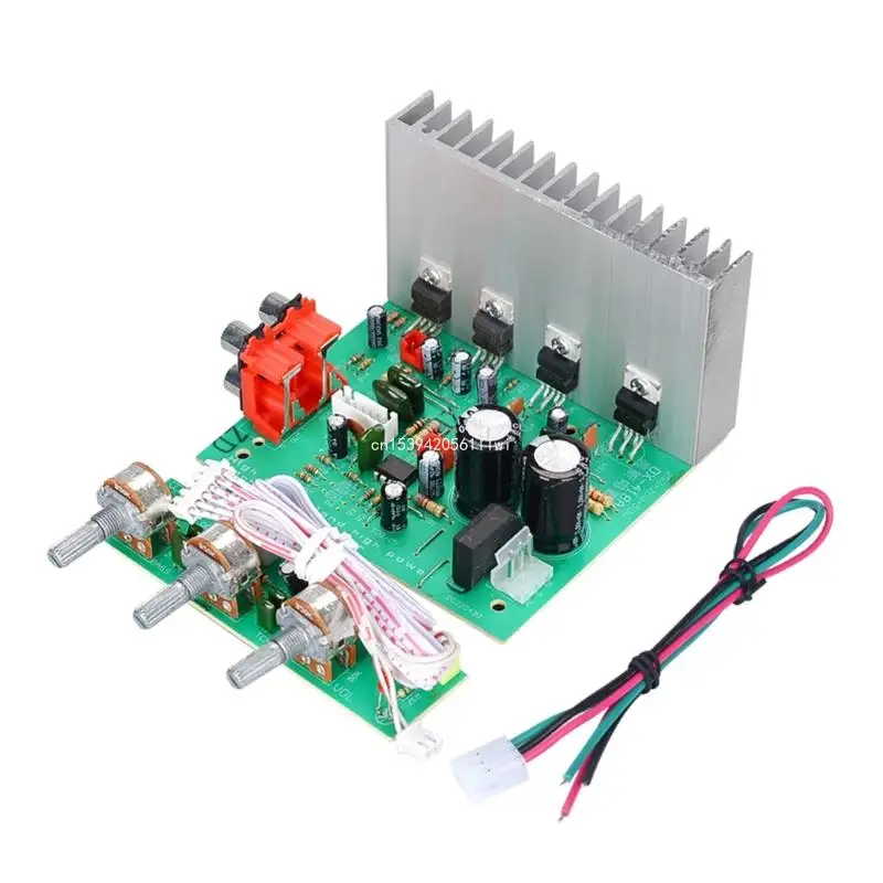 

DX-418 60Wx3 DC12V 2,1-канальный усилитель сабвуфера, плата усилителя мощности, Прямая поставка