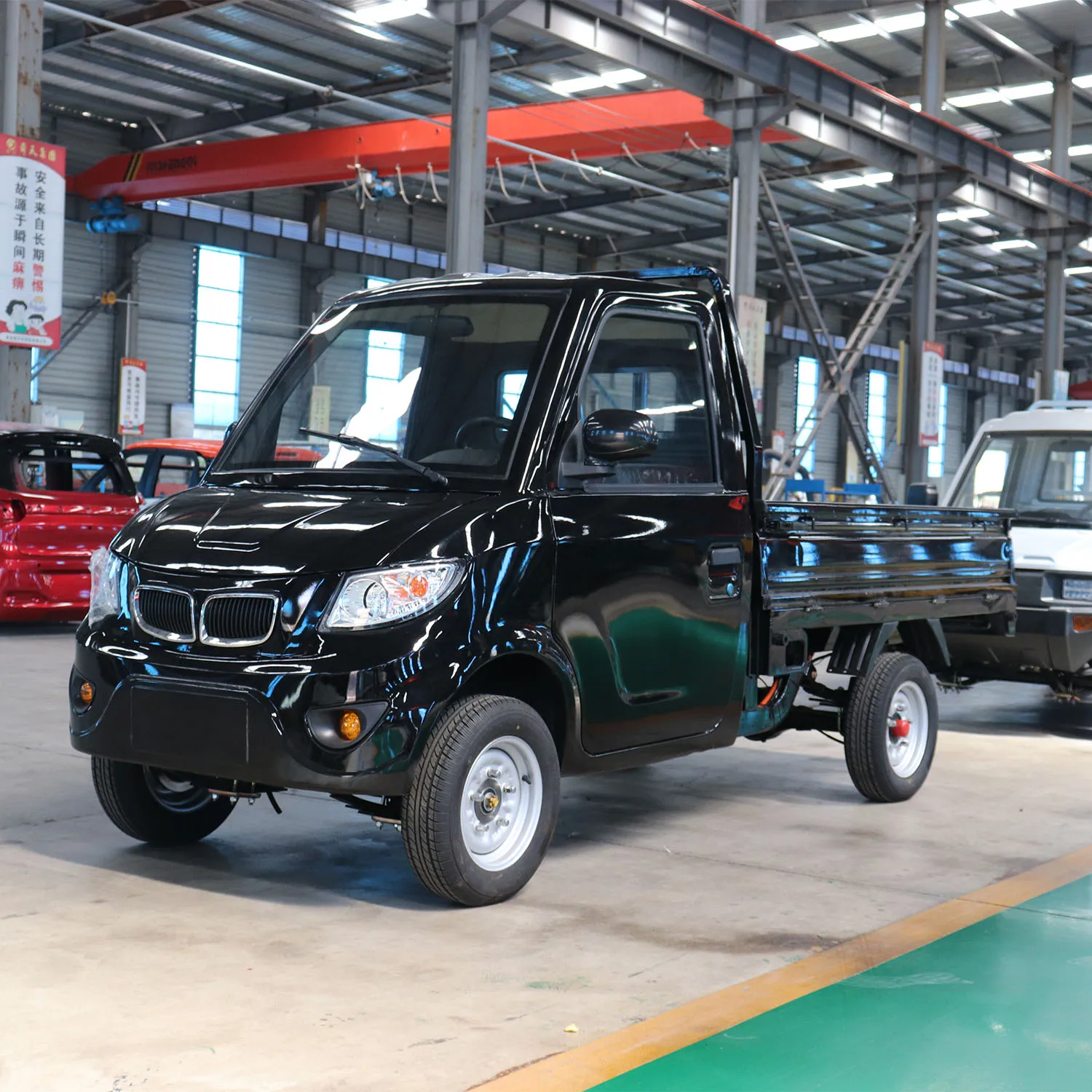 QQA KEYU highly recommended, working range 100km 4kW motor electric tricycle, freight truck, suitable for rural travel