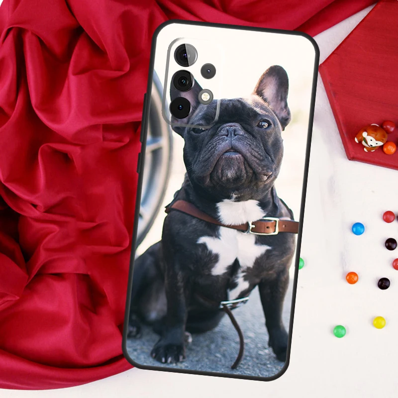 French Bulldog Dog Pug Funda For Samsung Galaxy A54 A34 A14 A13 A23 A33 A53 A73 A12 A22 A32 A52 A51 A71 Case