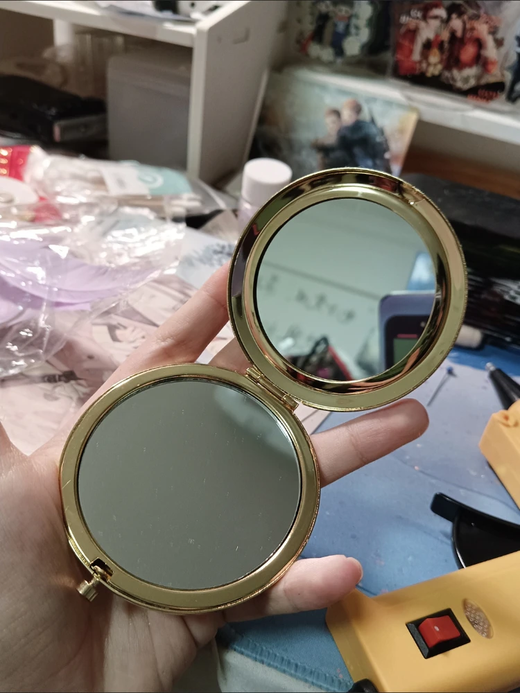 Hot Fashion Honkai:Star Rail Robin Cos puntelli Make-up Laser Gold Mirror Light Cone lo stesso stile specchi prodotto personalizzato fatto a mano
