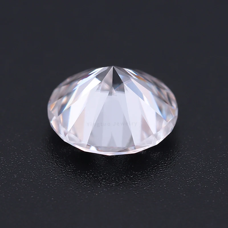 VVS1 Clarity D Color Loose Moissanite Excellent White Round Lab Created Diamond 6.5mm 1.0 Carat Stone