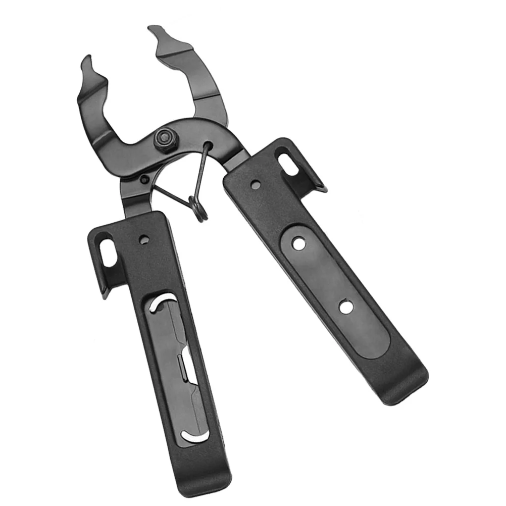 

1pc Tire Lever Carbon Portable Plier Steel Plastic Detachable Bike Repair Tool Outdoor Portable Maintenance Black