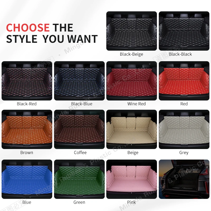 Auto Full Coverage Trunk Mat For Dongfeng Aeolus Huge Hybrid 2022 2023 2024 Car Boot Cover Pad Protector Accessories