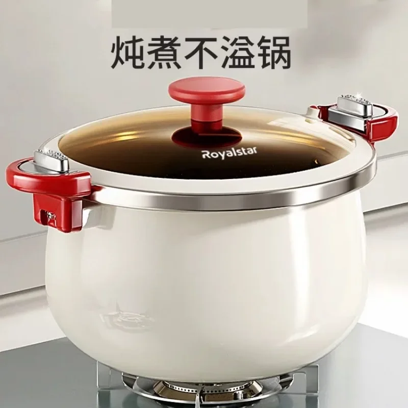 Enamel instant cooking pot Titanium alloy hot pot cookware Micropressure soup pots for cooking kitchen accessories pots and pans