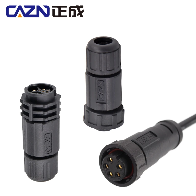 IP67/IP68 Waterproof E13 Male And Female Connector Bayonet Type 2-18 pins Overmolded Docking Plug