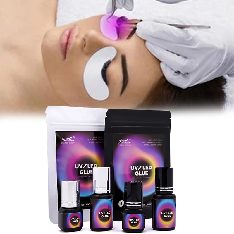 1 قطعة 3/5 مللي UV LED مصباح التجفيف السريع رمش الغراء المنور 1S علاج سريع الغراء رمش المهنية رمش الغراء ماكياج أداة #2